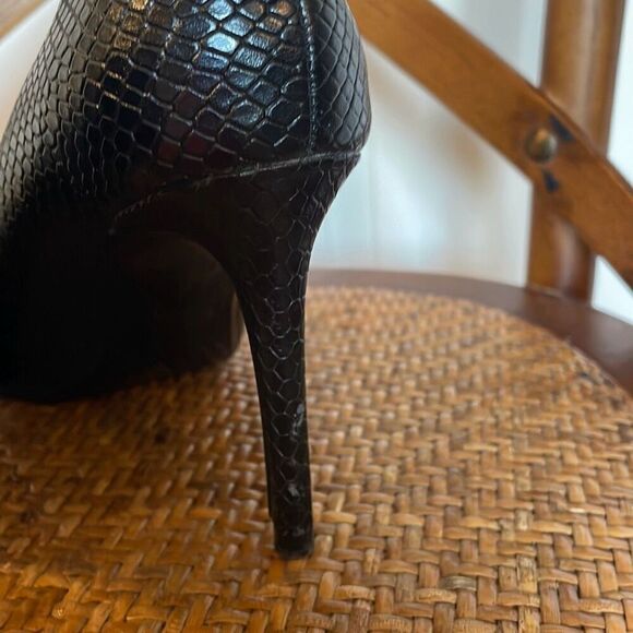 Zara Trafulec black stiletto heel size 37/6.5 - Picture 8 of 12